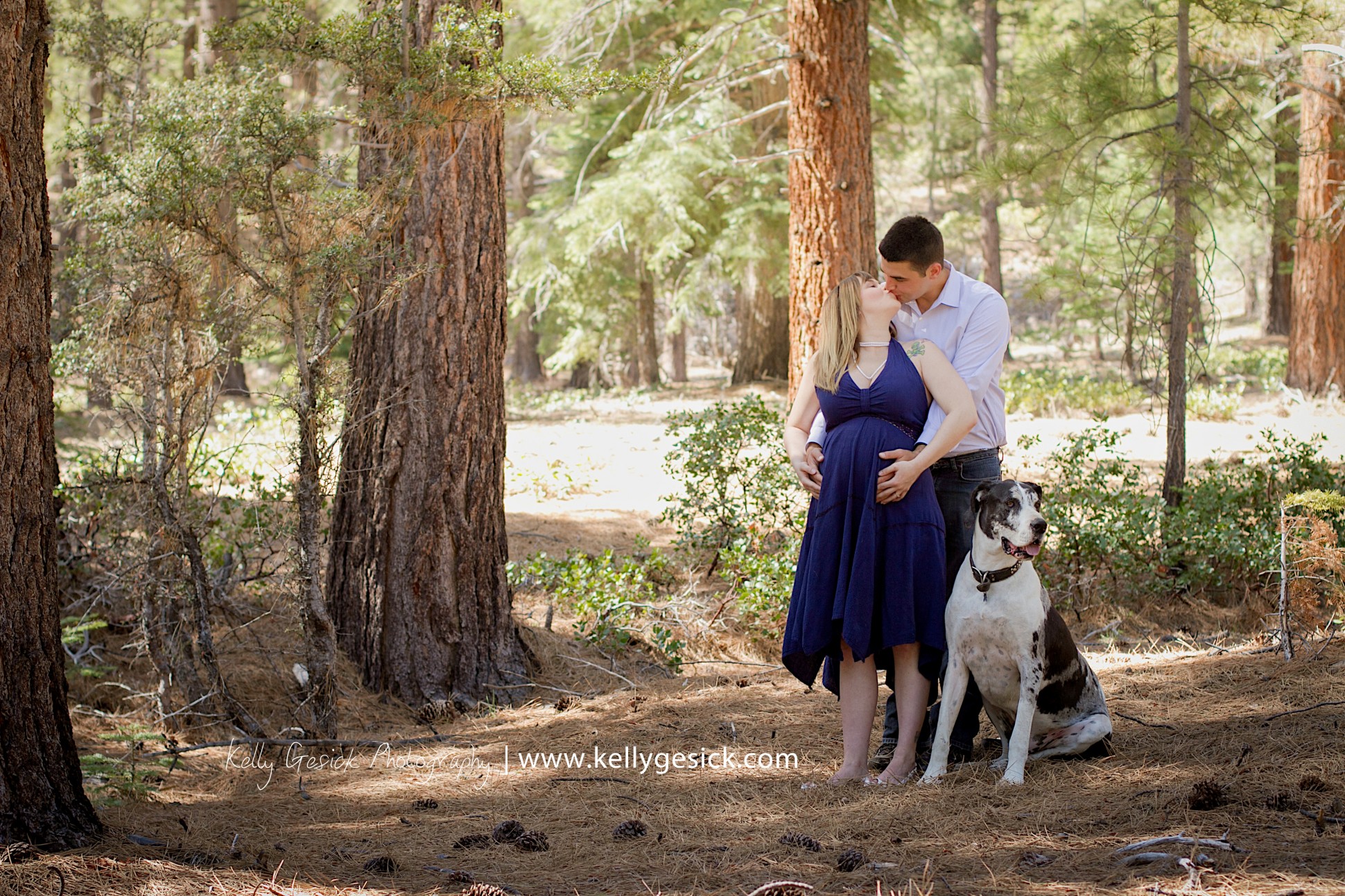 Blaise and Josh's maternity portraits of baby Ender at Galena Creek